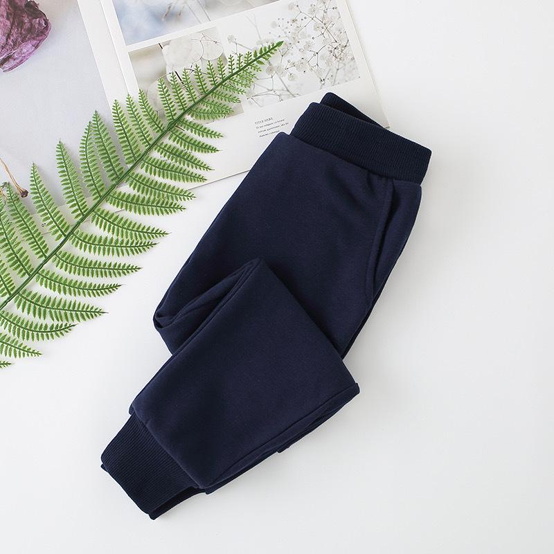 Dziecięce sportowe spodnie dresowe z podszewką z polaru na jesień/zimę - Przytulny, wszechstronny krój dla chłopców i dziewcząt