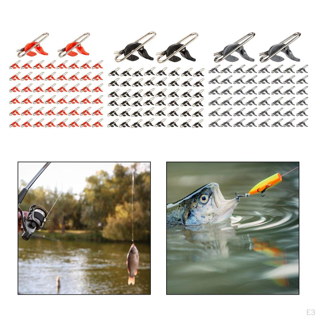 5 Hookbait Release Clips for Fishing, Stainless Steel Bait