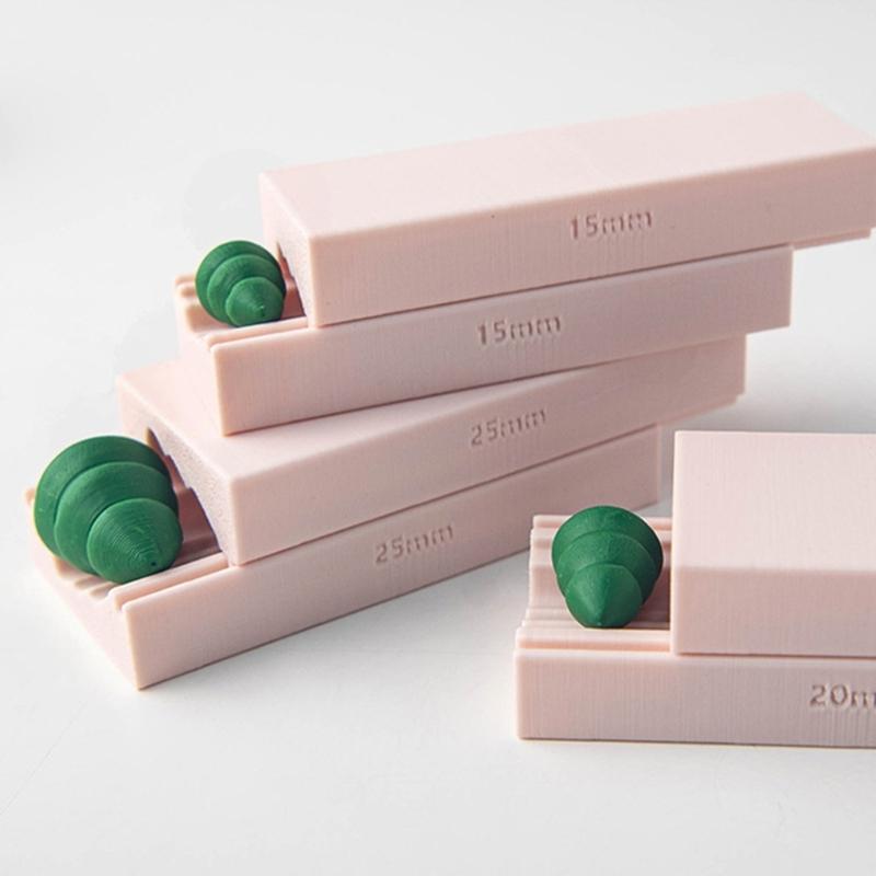 3 Size Christmas Tree Clay Rolling Pin Jewelry Making Supplies for Craft Projects And Home Decoration