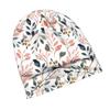 2D Flat Printing Seamless Pattern Floral Watercolor Graphic Minimalist Knit Hat Designed for Adults Who Enjoy Quiet Style Complements Neutral Tones An