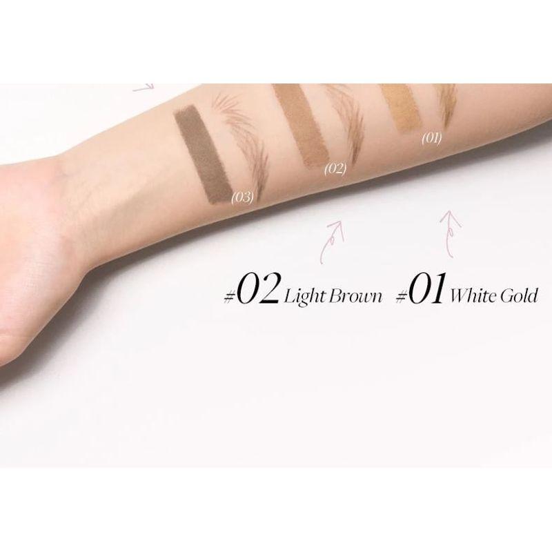 JOOCYEE - 2 In 1 Eyebrow Pencil & Cream - 3 Colors