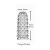 G Point Stimulation Finger Sleeves Clitoris Massage Sex Toys For Women Penis Rings Sex Delay Couples Games Delay Reusable Condom