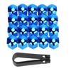 20PCS car Wheel Nuts Covers for KIA Rio k2 k3 K4 k5 KX3 KX5 Carens Soul Picanto Carnvial Venga KX cross Forte Stem Caps1