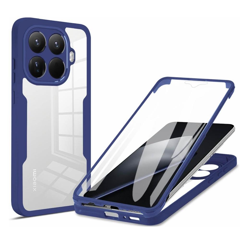 Full Body Case For Xiaomi 15T Pro 14T 15 13T Pro 14 12T 11T 360 Degree Transparent Cover Bult-in Screen Protector Flim