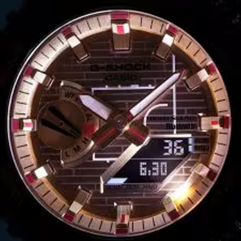 Casio Men Gold Watch GBM-2100RH-1AJR