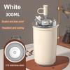 300ML Stainless Steel Coffee Cup With Straw Travel Insulated Water Bottle For Tea Coffee Mugs Leakproof Thermos Mug BPA Free