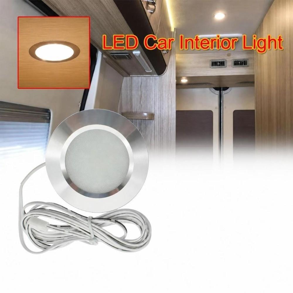 Alloy Recessed Ceiling Light Small Downlight  for RV Boat Caravan Bus Motorhome Interior Lighting