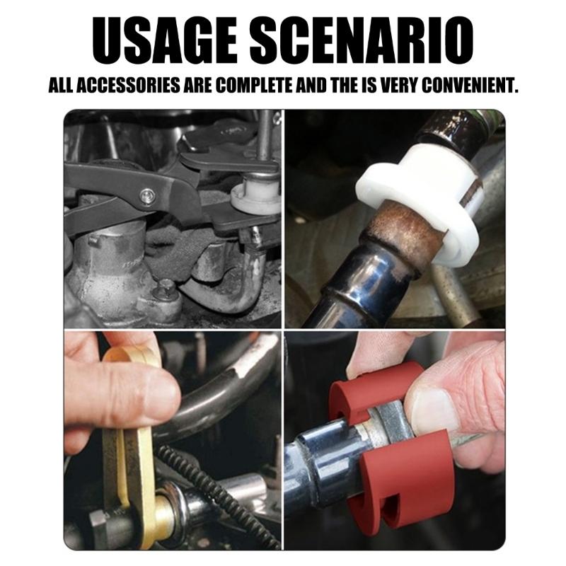Universal 24Pcs Auto AC Repair Tool Oil Line Disconnect Tool For AC Oil & Transmission Systems Pipe Extraction