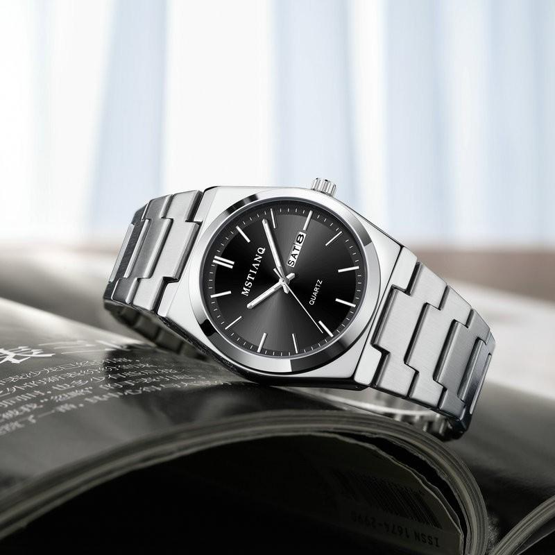 Business Steel Belt Luxury Men'S Watch Ultra-Thin Waterproof Quartz Watch Student