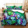 Cactus Duvet Cover Set Desert Plants Pattern Comforter Cover Double Single Size For Kids Teens Adults Bedding Set Quilt Cover