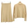 PLST Long sleeve turtleneck knit Setup M Beige Women Used