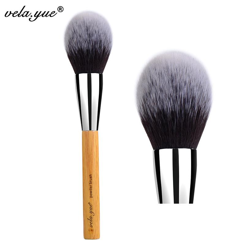Vela.Yue Large Powder Blush Brush Synthetic Face Cheek Loose Minieral Foundation Blusher Bronzer Highlight Contour Makeup Tool