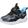 Anta Kids Synthetic Leather Fashion Versatile Non-Slip Low-Top Running Shoes Kids Sneakers Black Blue A12449970N-3