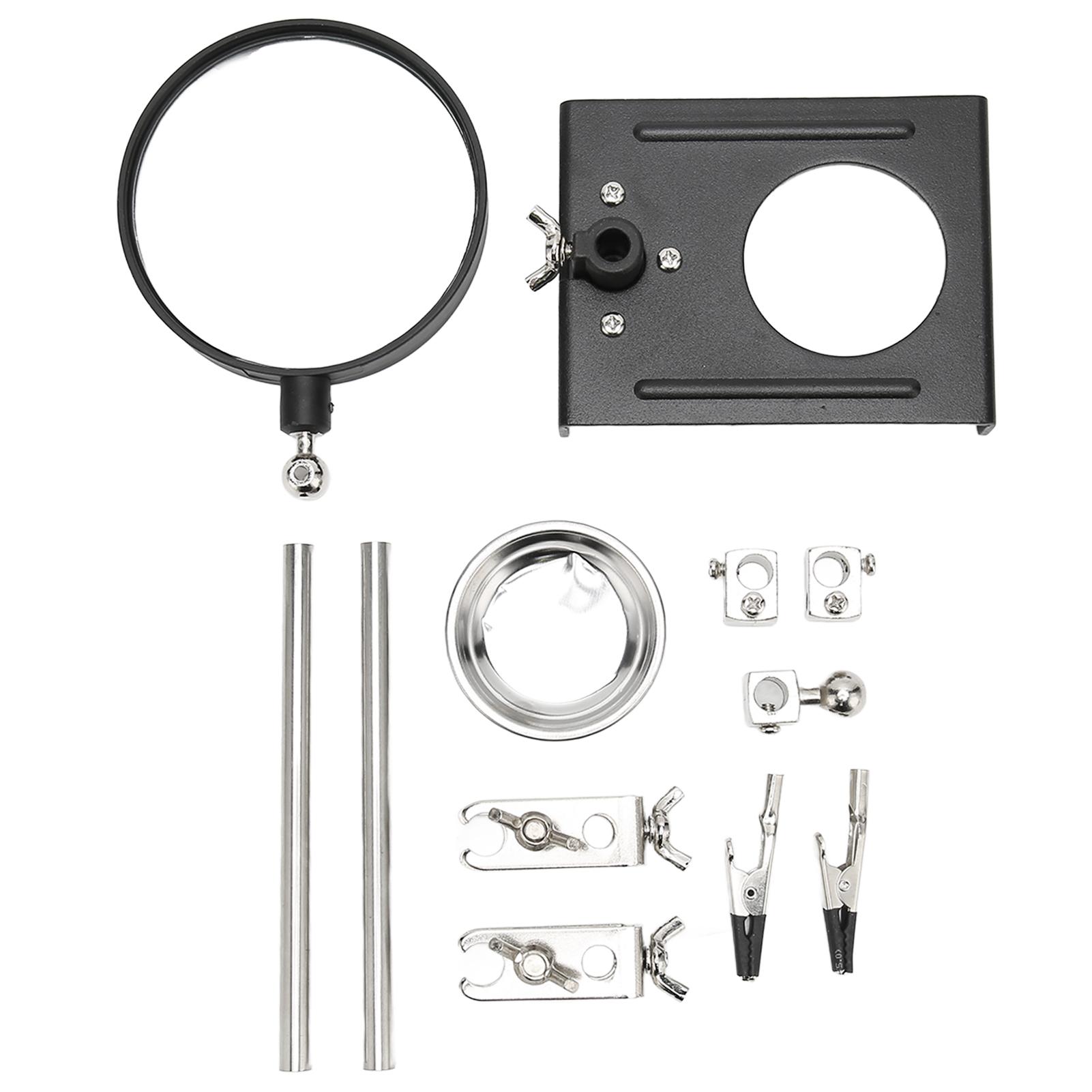 

5-кратна лупа Паяльна станція із затискачем Складана регульована оптична лінза ергономічного дизайну