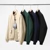 Spring Autumn Men's Retro Pilot Jacket Men's Loose Pure Color Stand Collar Three-Proof Outerwear