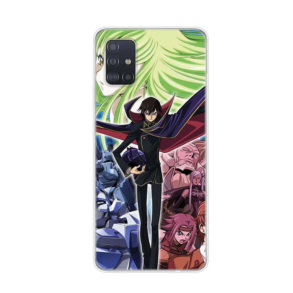 Desen animat Code Geass Lelouch Pentru Samsung Galaxy A01 A11 A12 A22 A21S A31 A41 A42 A51 A71 A32 A52 A72 A02S Husă Moale pentru Telefon