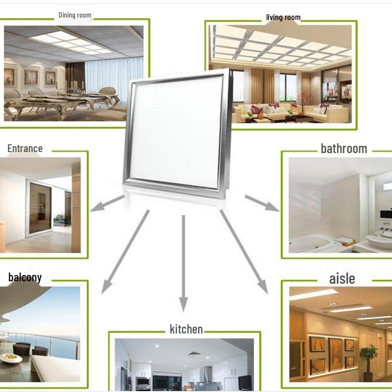 Ceiling-Mounted Ultraviolet Germicidal Panel Light for Bathroom & Kitchen