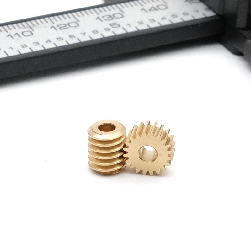 3mm Robot Chassis Worm Gear M0.4 1/20 Axis Center 6.98mm For Small instruments Transmission Educational Toy