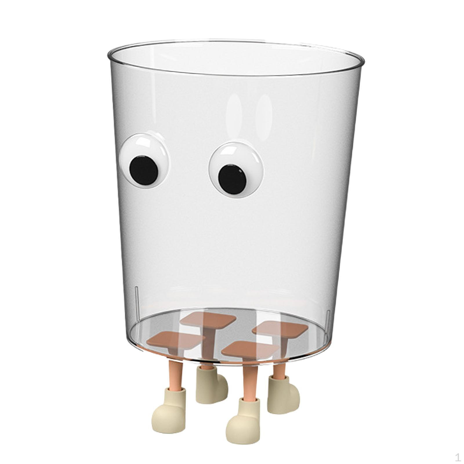 

Креативная банка, прозрачная мусорная корзина для спальни, мультяшная мода, интересный прозрачный дом m