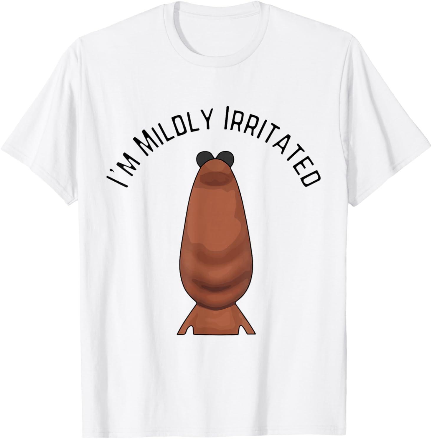 I m Mildly Irritated Marcus The Worm Funny Meme T-Shirt S разноцветный