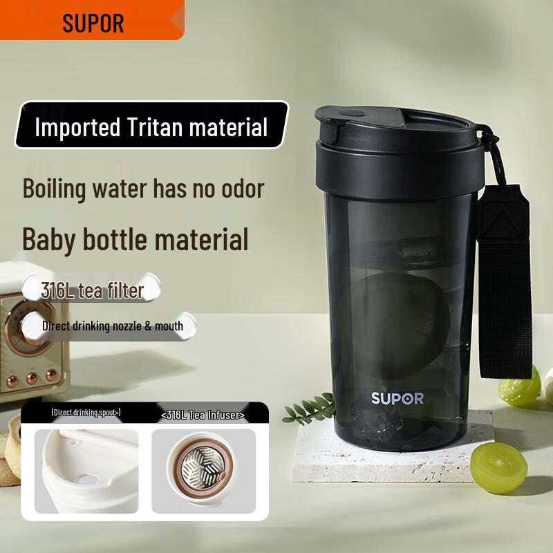 SUPOR Portable Large Capacity Plastic Water Bottle