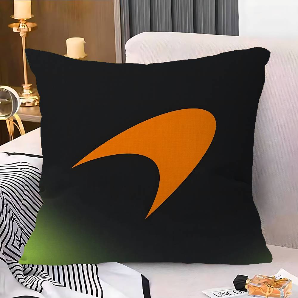 Funda de Almohada Decorativa Estética de Habitación con Logo M-McLaren Decoración del Hogar Dormitorio Cama Sofá Funda de Cojín 45x45