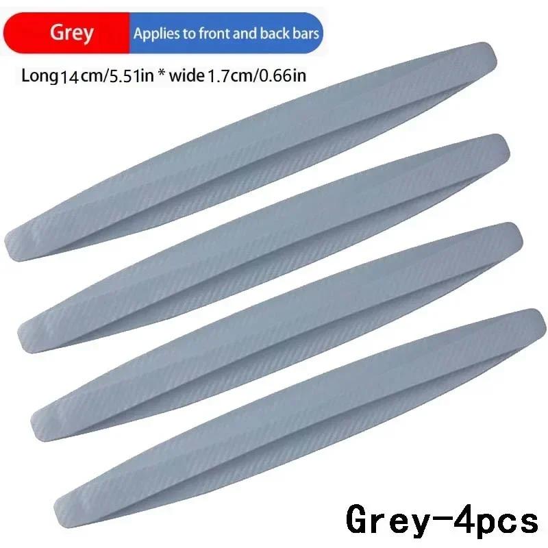 6/4pcs Universal Front Rear Bumper Corner Protector Guard Car Anti-collision Protection Decoration Strip Car Accessories New