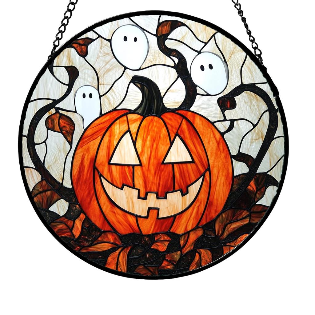 Light-Transparent Hanging Ornaments - Plastic 2D Flat Ornaments - Single Sided 3.9 Inch Christmas Decorations For Walls And Doors