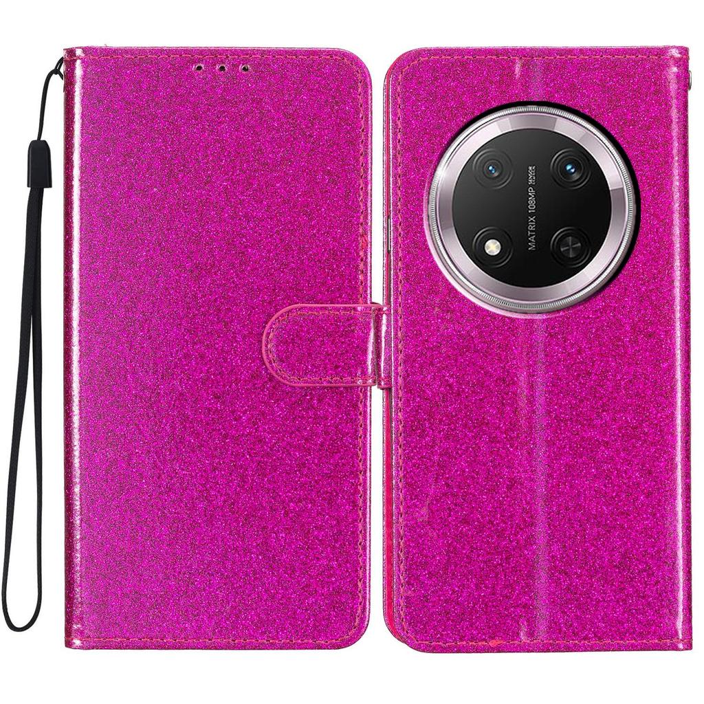For Honor Magic7 Lite 5G/X9c 5G/X60 Pro 5G Wallet Case Glitter Anti-Scratch Leather Phone Cover Stand