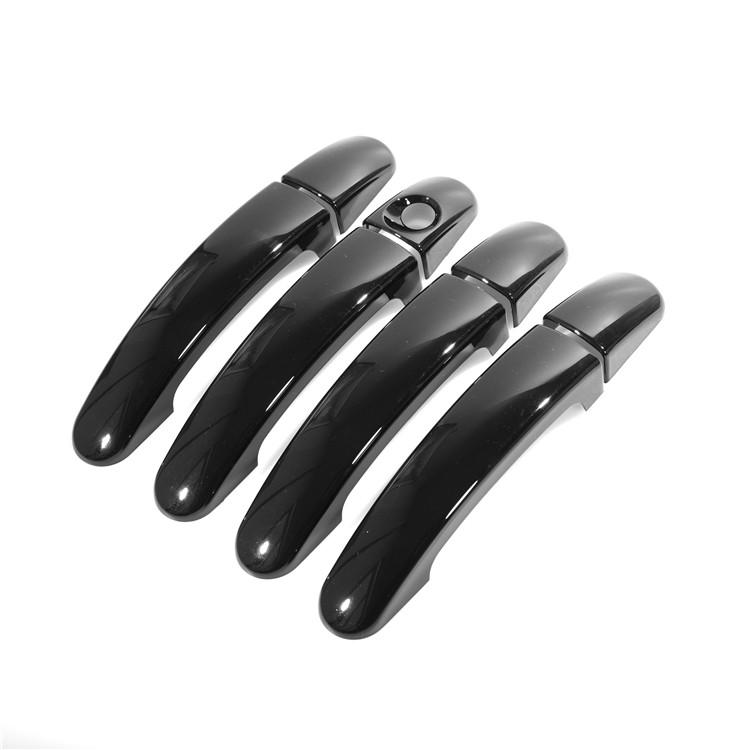 For Ford Escape Kuga 2009 2010 2011 2012 2013 2014 2015 2016 Glossy Black Chrome Car Door Handle Cover Trim Sticker