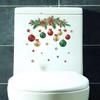 PVC Merry Christmas Decoration Cartoon Decorative Sticker Creative Xmas Sticker  Festival Ornament
