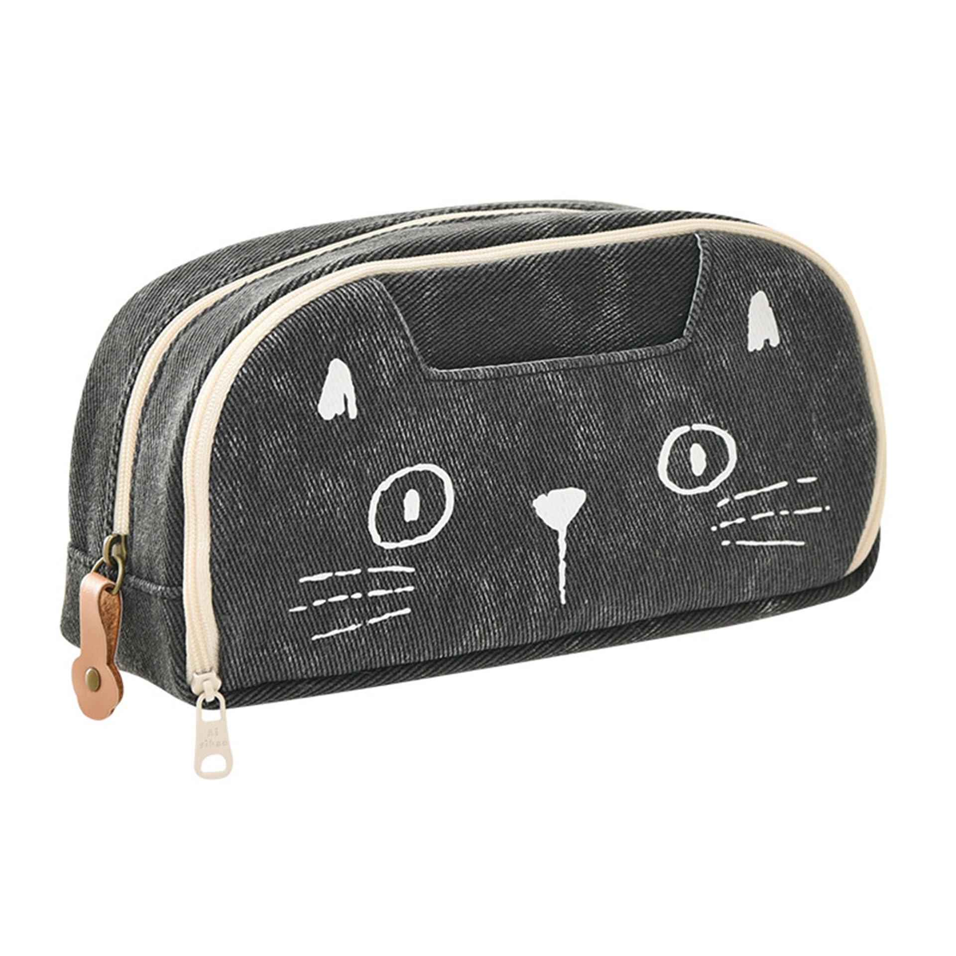 

Large Capacity Pen Cute Cat Pen Pen Pencil Pencil Pencil Stationery Stationery Small Item Small Item Ruler Ruler Classified Junior High School чёрный