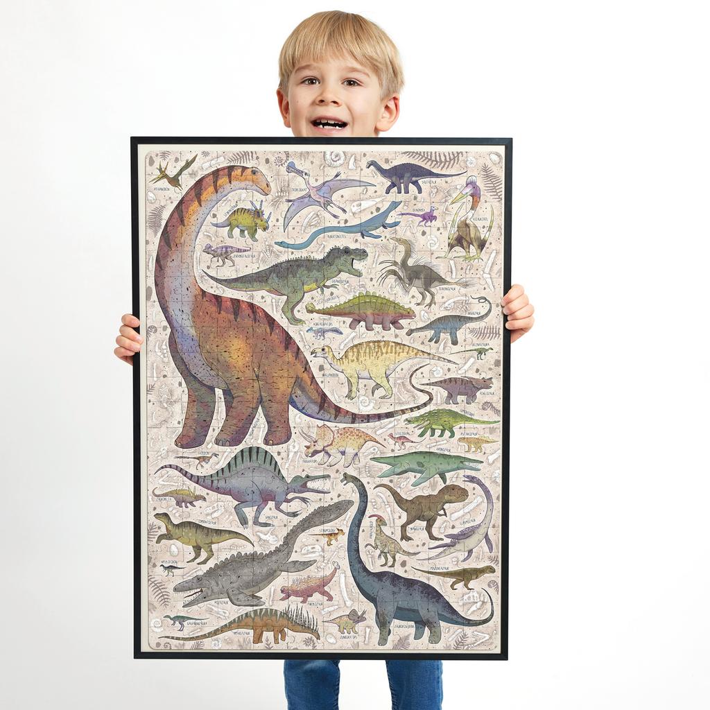 Puzzlove. Dinosaurs (200 Pcs)