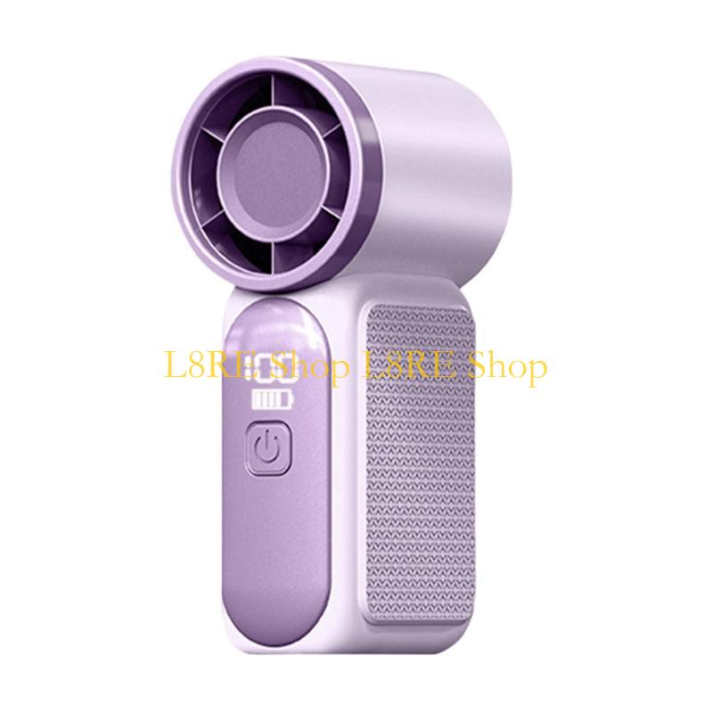 L8RE Outdoor Small Handheld Fan Air Blower 3000mah with 100 Speed Adjustable Rechargeable for Travel Home Camping Outdoor