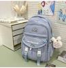 Schoolbag Japanese ins new high-value fresh and sweet backpack junior high school students lightweight travel large-capacity backpack