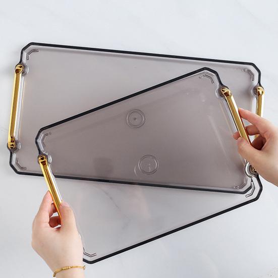 All-match Serving Tray Exquisite Plastic Versatile Snacks Fruit Tray Kitchen Supplies