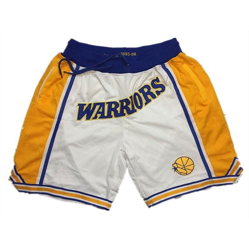 Mens Cotton Basketball Shorts With Team Logos Lakers Magic Kings Raptors Sport Training