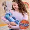 Peluche Interactive - Disney - Stitch - 35 cm - Yeux LCD expressifs - Plus de 50 sons