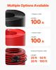 30.48m/100FT Solar Panel Extension Cable 10AWG Waterproof PV 6mm² Cable Red