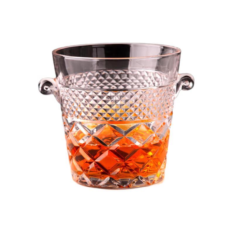 Large Crystal Glass Wine Ice Bucket