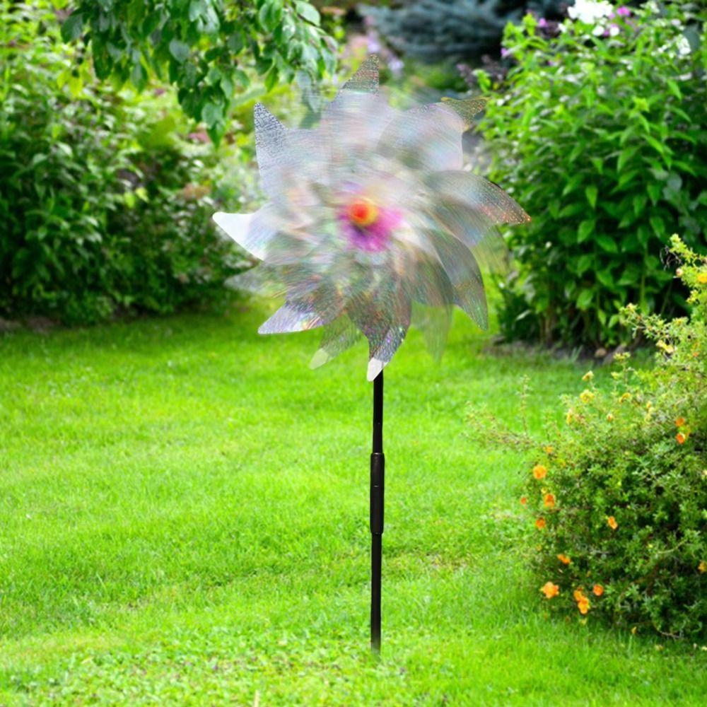 Odpuzovač ptáků Dětská hračka Větrný mlýn Barevný odpuzovač ptáků Nový reflexní větrný mlýn Odpuzovač ptáků