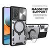 Magsafe Magnetic Camera Protection Case For Redmi Note 10 Pro 10s Armor Hybrid Metal Ring Back Cover For Redmi 10A 11A 9T 9C NFC