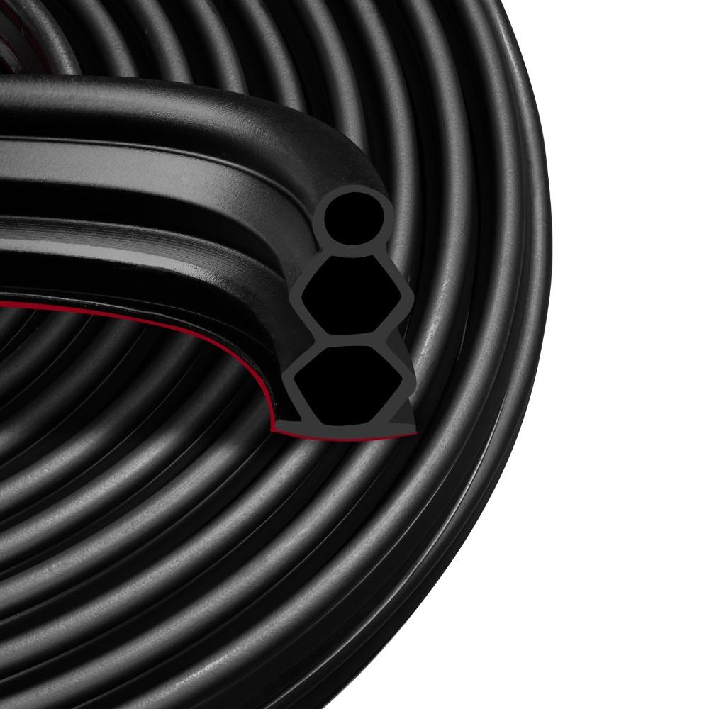 6M Door Frame Insulation Self-Adhesive Door Joint Sealing Strip High Quaity Door Seal Strip  Car