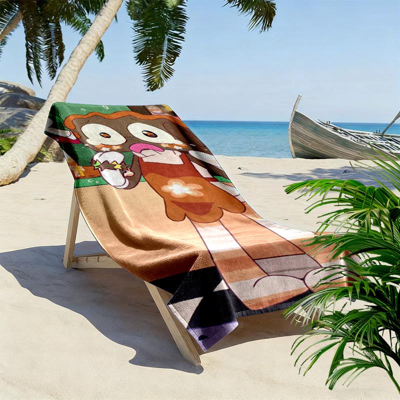 Dandy 2D Flat Print Beach Towel, Large Soft Quick Dry Towel for Beach Camping SwimmingXSTJ0915127