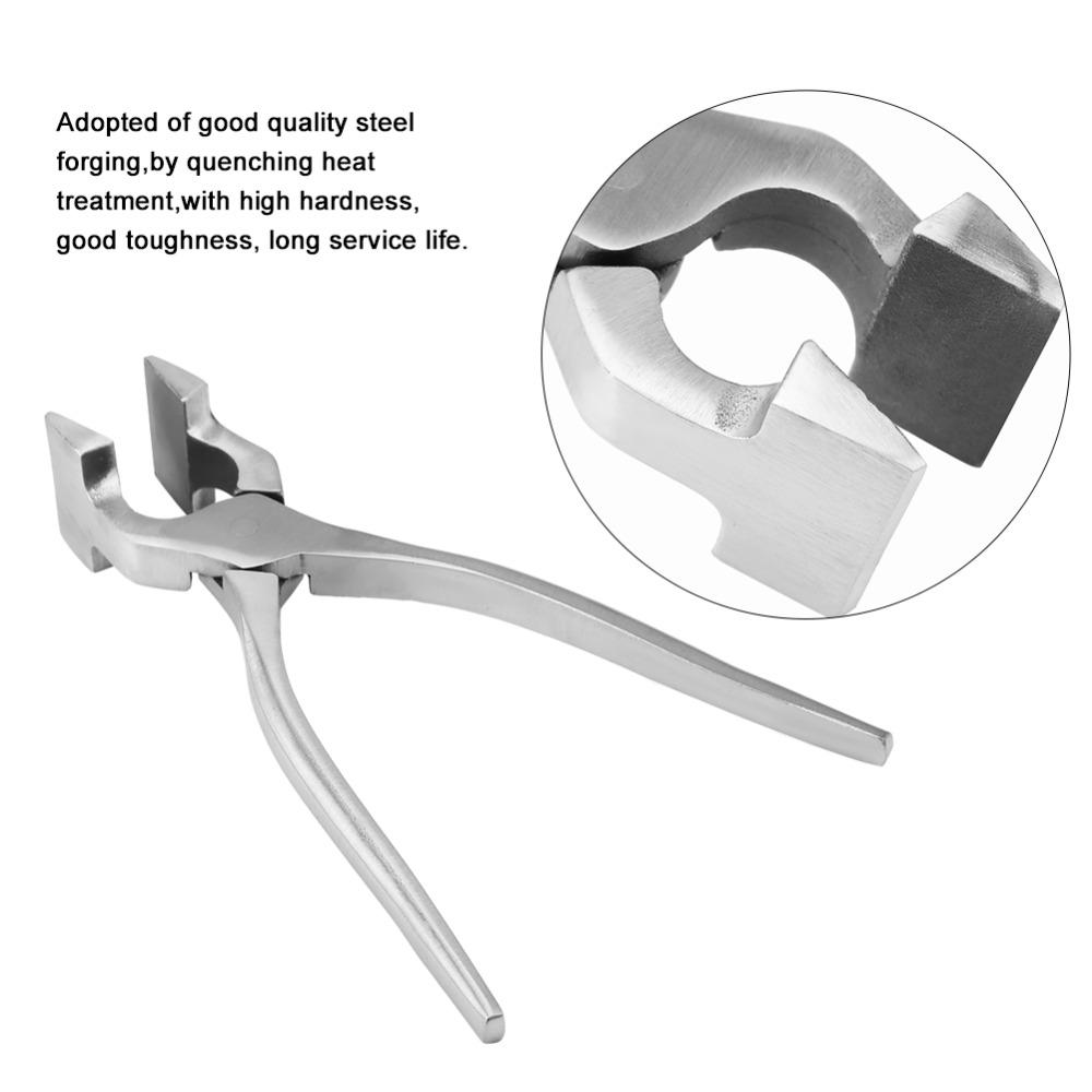 Polished Jaws Leather Flatten Pliers Heavy Duty Sheet Metal Hand Seamer For DIY Projects
