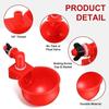 1PC Automatic Chicken Water Cup Waterer Bowl Kit Drinking Water Feeder for Chicks Duck Goose  Quail