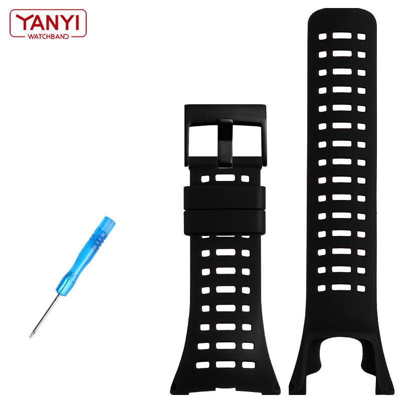 

Высококачественный резиновый ремешок для часов Suunto Ambit 1/2/2S/2R/3 Sport/3 Run/3 PEAK, сменные ремешки на запястье, гибкий ремешок