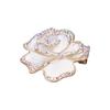 Brooch Pin Camellia Shape Elegant Exquisite Rhinestone Embellished Brooch for Women Clothes Silk Scarf Decoration