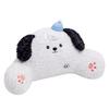 Cartoon Dog Plush Toy with Hat, Cute Puppy Lumbar Support Cushion, Companion Stuffed Animal