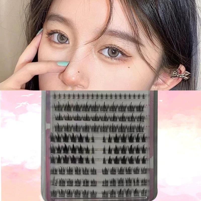 Large Capacity Glue Required False Eyelashes, 10raws, 11-17mm,high Quality,40+version,professional eyelashesMakeup